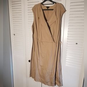 Talbots Tan Dress w/ Pockets